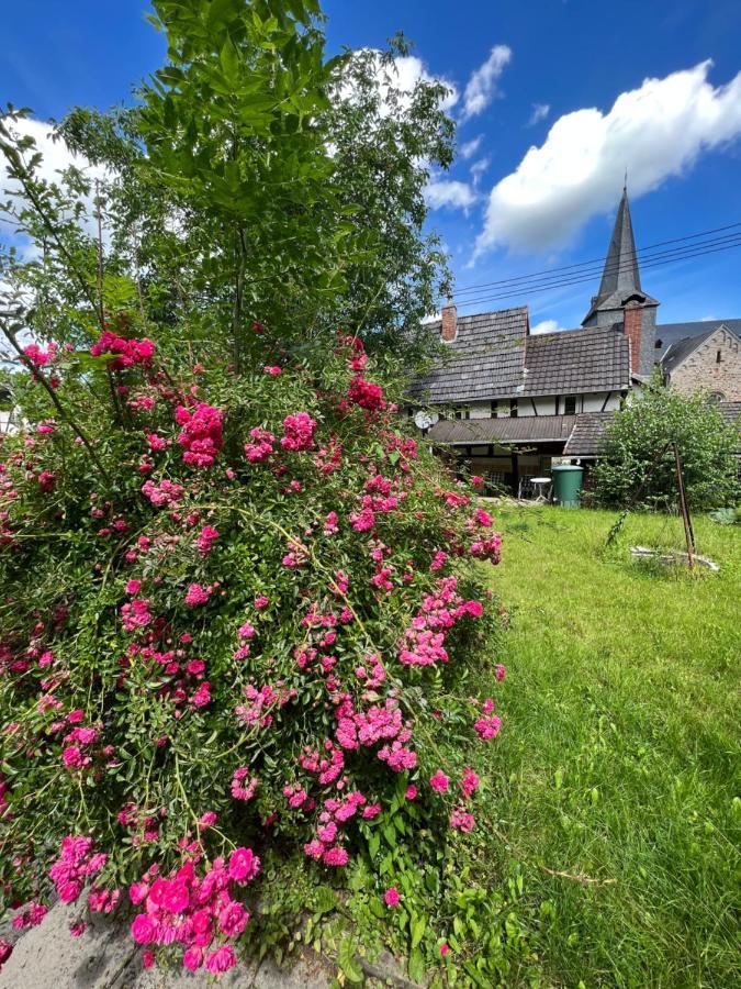 300 Jahre Altes Renoviertes Fachwerkhaus Villa Peterslahr Buitenkant foto